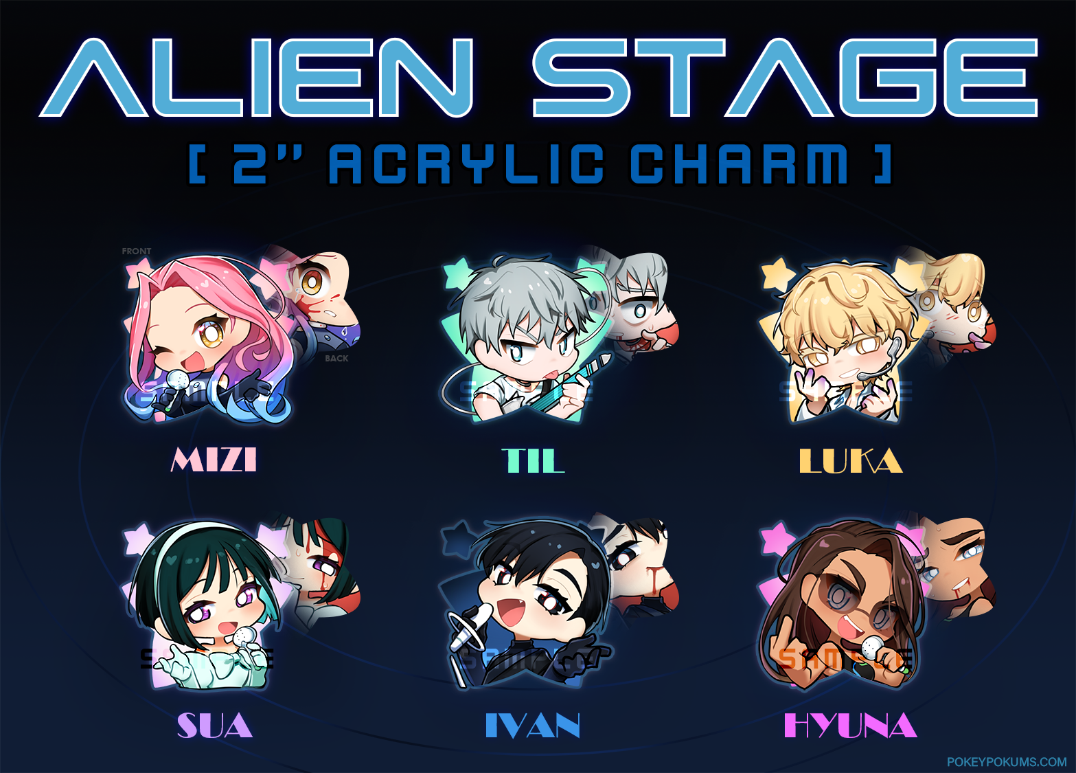 【 ALIEN STAGE 】- 2" Acrylic Charm