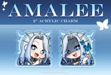 AMALEE  - 2" Acrylic Charm