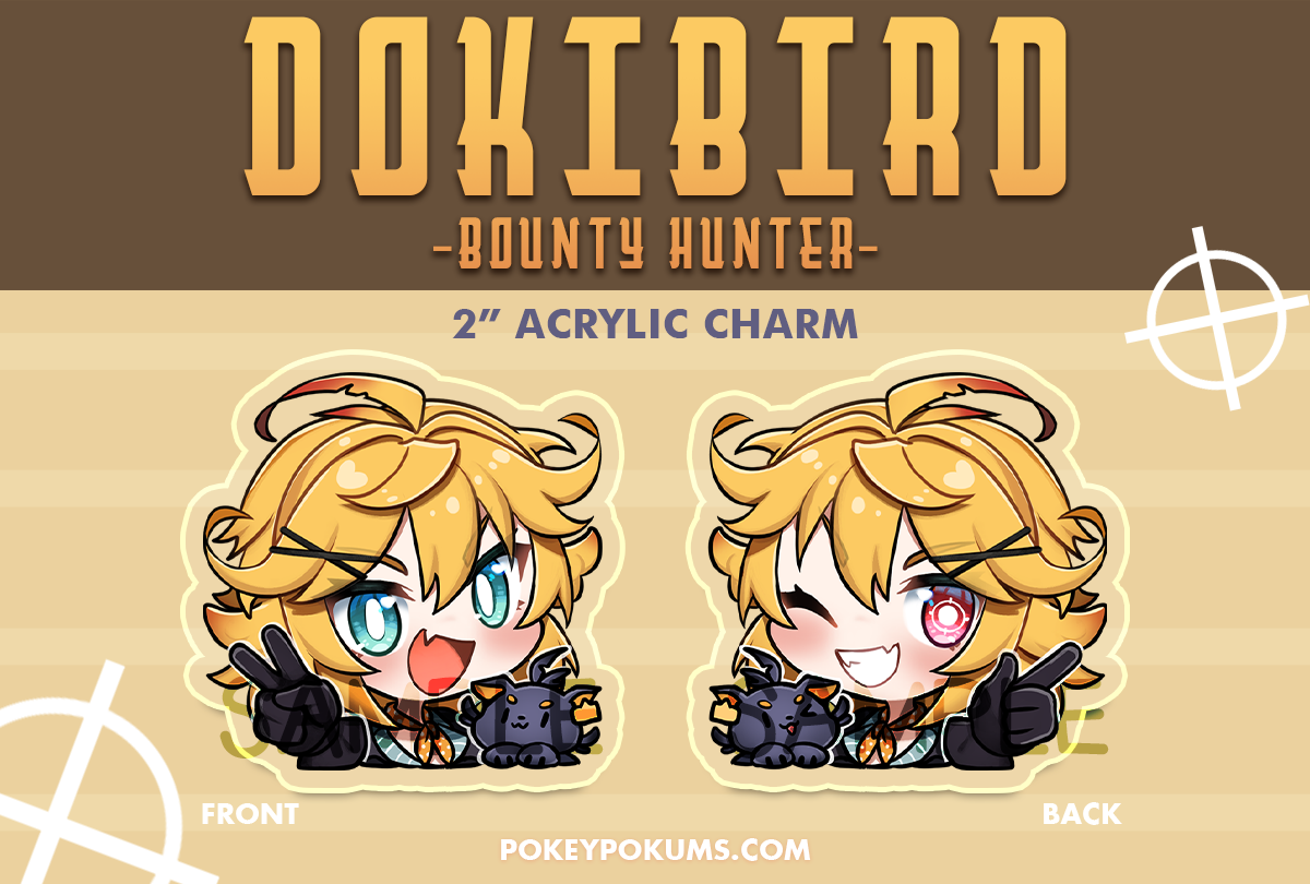 DOKIBIRD (BOUNTER HUNTER) - 2" Keychain