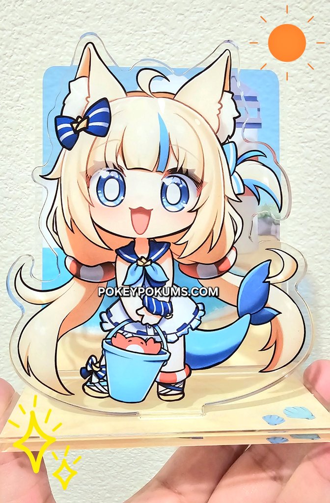 ACRYLIC DIORAMAS - Sava, Nimi, Dooby, Mint, and Doki