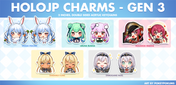 HOLOLIVE KEYCHAINS  - 2" Acrylic Charms