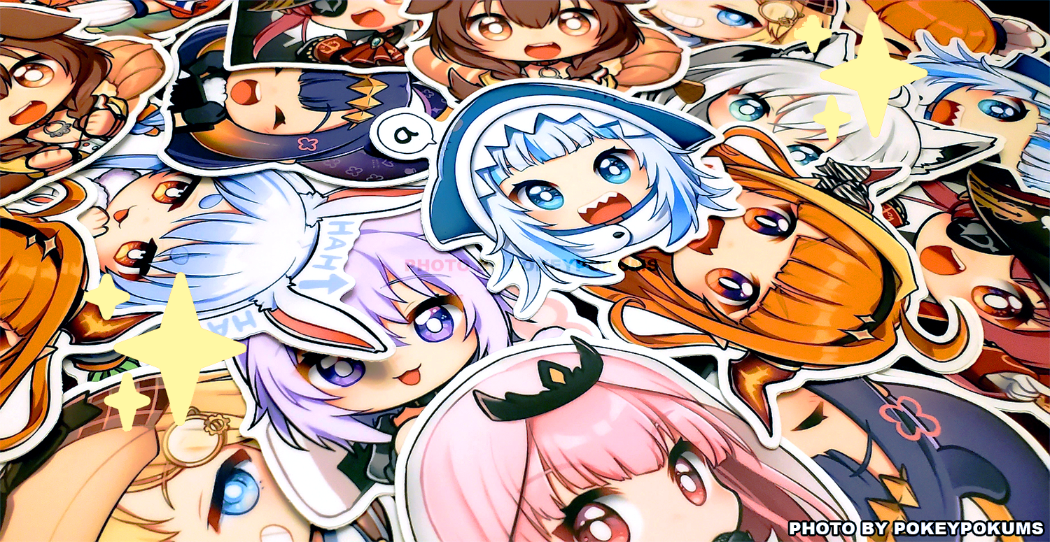 【 HOLOLIVE 】- 3" VINYL STICKERS