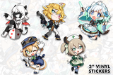 【 INDIE VTUBERS 】- 3" VINYL STICKERS (Fullbody)