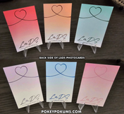【 LOVE AND DEEPSPACE 】 - Photocards / Poca ( Xavier, Rafayel, Zayne, Sylus, Caleb, Valko )