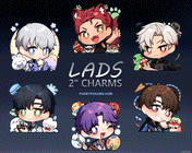 【 LOVE AND DEEPSPACE 】 - 2" Acrylic Charms ( Xavier, Rafayel, Zayne, Sylus, Caleb, Valko )