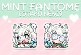 MINT FANTOME (OTAKU NEKO) - 2" Acrylic Charm