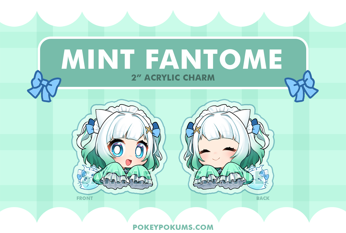 MINT FANTOME - 2" Acrylic Charm
