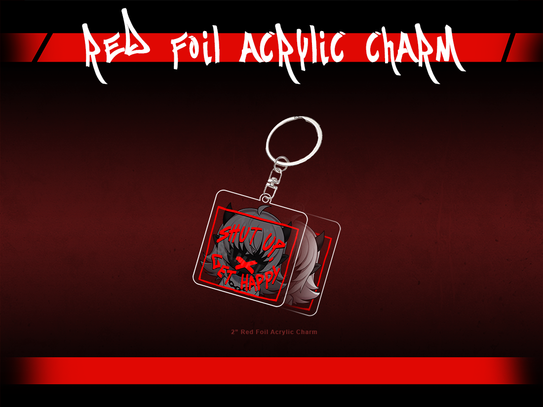 【 DEMONDICE 】- Red Foil Charm