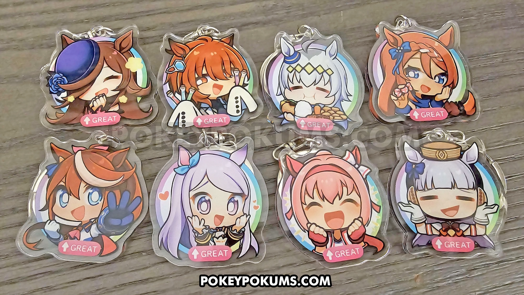 UMAMUSUME - 2" Acrylic charms