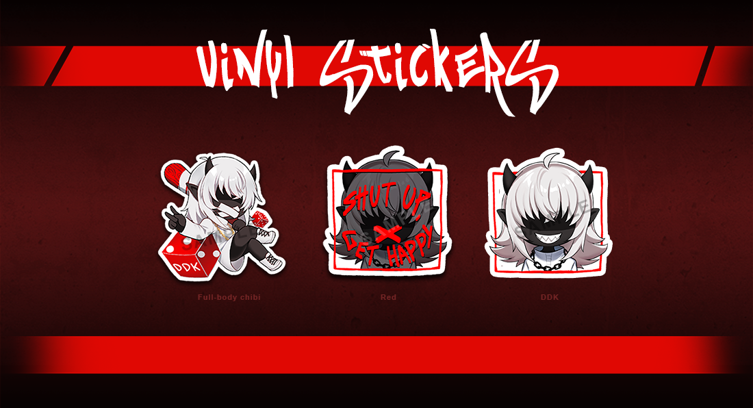 【 DEMONDICE 】- Vinyl Stickers