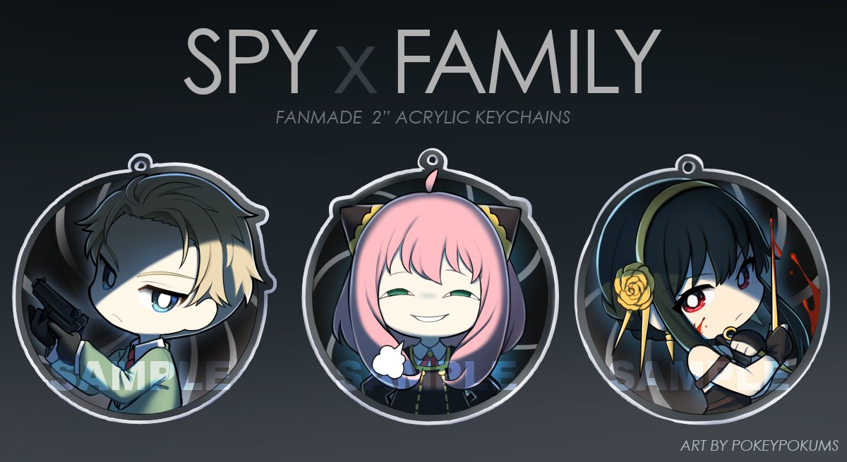 【 SPY x FAMILY 】- 2" Acrylic charms
