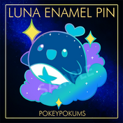 【 ORIGINAL 】- Luna Enamel 2" Pin