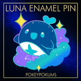 【 ORIGINAL 】- Luna Enamel 2" Pin