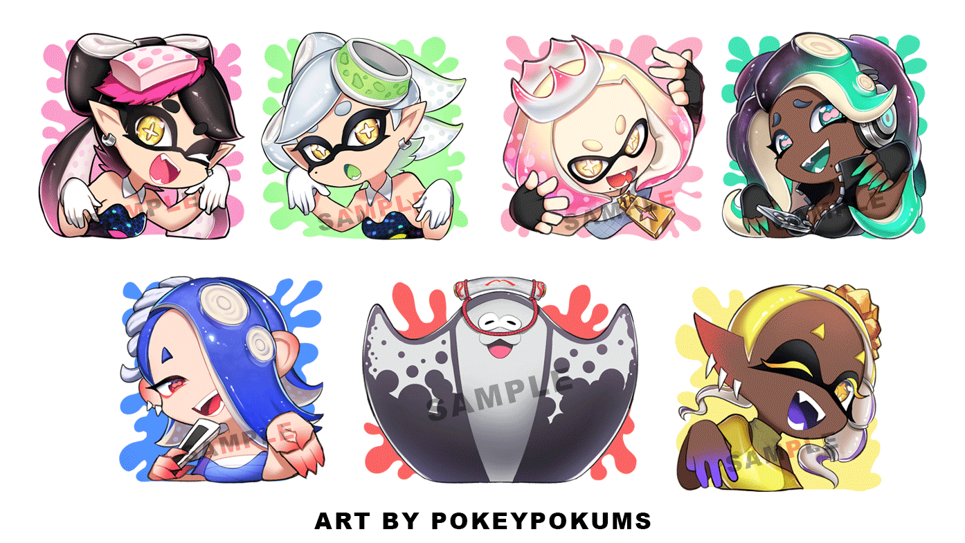 【 SPLATOON 】- 2" Acrylic Charm