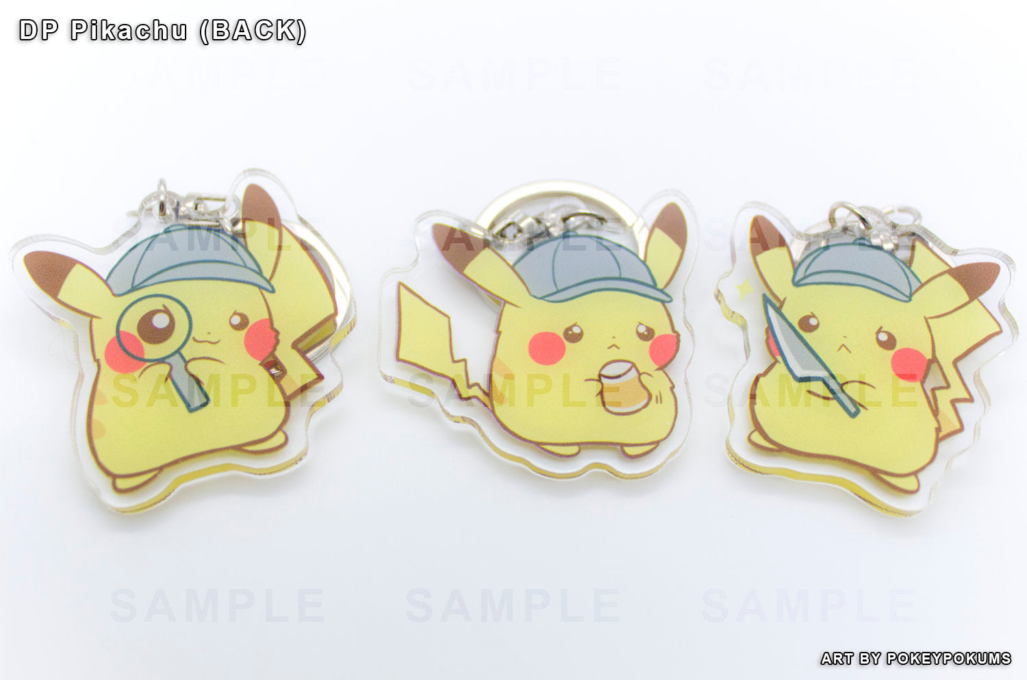 【 DETECTIVE PIKACHU 】- 2" Acrylic charms