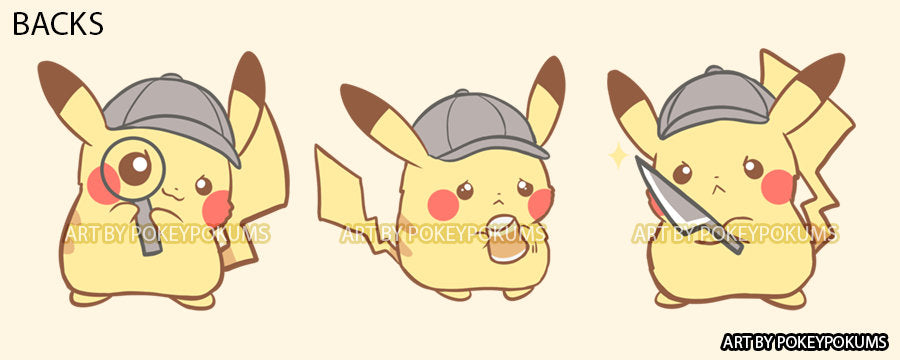 【 DETECTIVE PIKACHU 】- 2" Acrylic charms